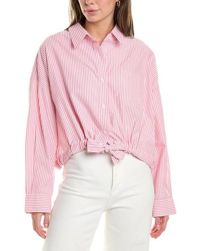 Elan Tie-front Shirt - Pink