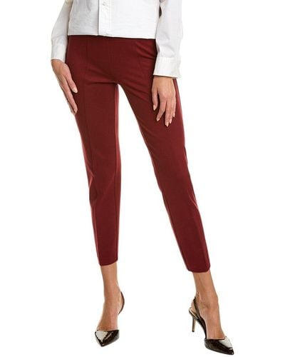Jones New York Compression Pull-on Wide Leg Pant - Red