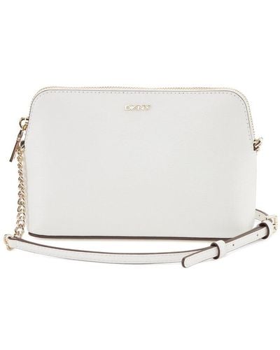 DKNY Bryant Park Dome Leather Crossbody - Natural