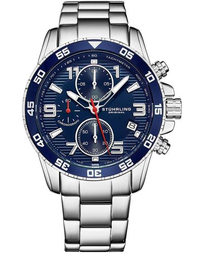 Stuhrling Stuhrling Original Monaco Watch - Blue