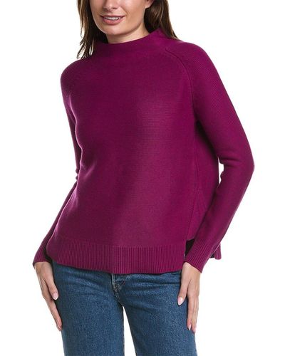 Forte Garter Stitch Sweater - Purple