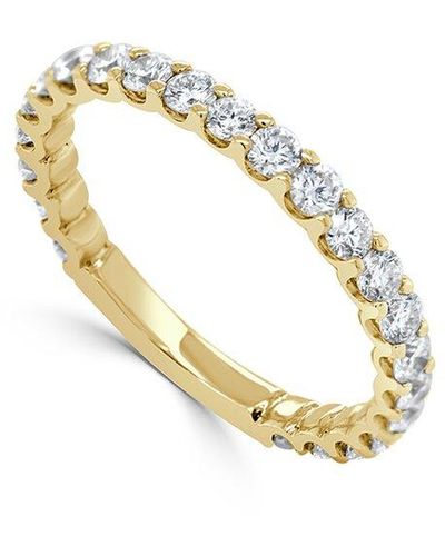 Sabrina Designs 14k 0.93 Ct. Tw. Diamond 3/4 Eternity Ring - Metallic