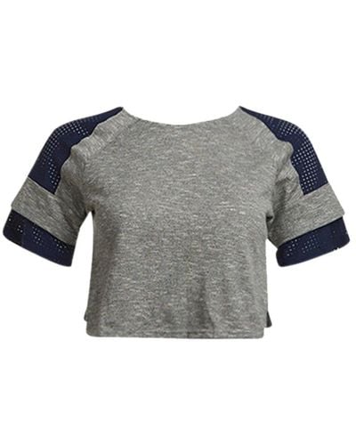 Athletic Propulsion Labs The Perfect Crop Top - Gray