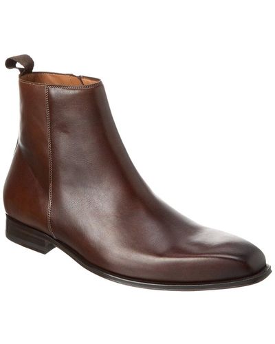Mezlan Patina Leather Boot - Brown