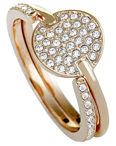 Swarovski Rose Gold Rings for Women - Up to 64% off | Lyst