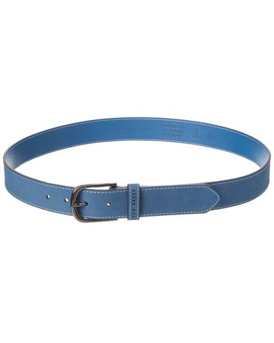 Ted Baker Grisham Leather Belt - Blue