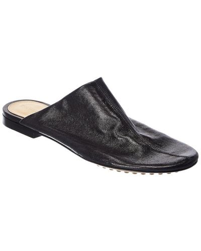 Bottega Veneta Dot Leather Slipper - Black