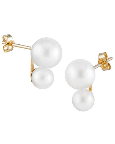Splendid Masako Pearls Akoya Pearl Earrings - White