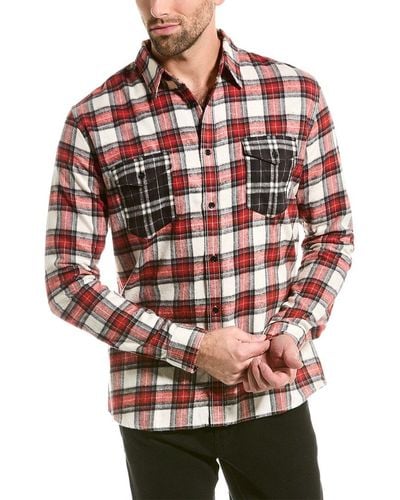 The Kooples Flannel Shirt - Red