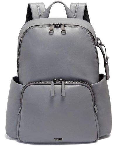 Tumi Voyageur Ruby Leather Backpack - Gray