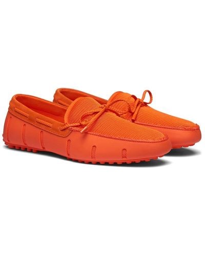 Swims Braided Lace Lux Driver - Orange