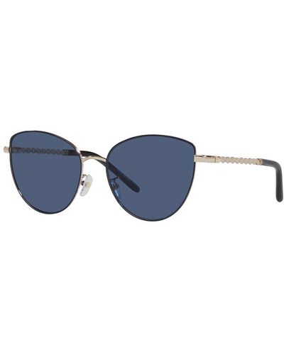 Tory Burch Ty6091 56mm Sunglasses - Blue