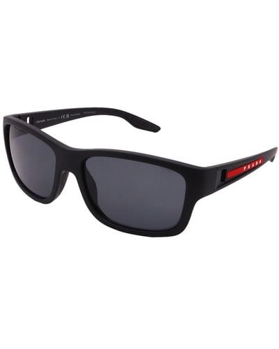 Prada Ps01ws 59mm Polarized Sunglasses - Black