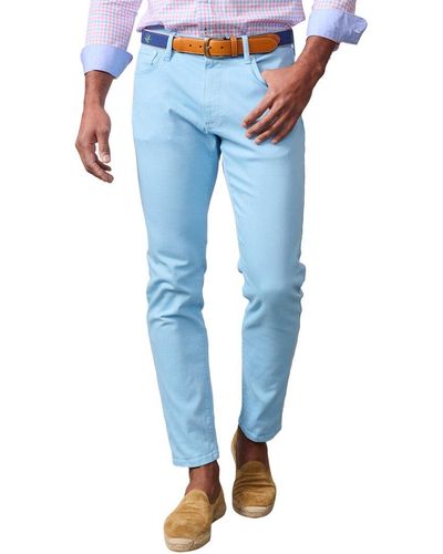 J.McLaughlin Solid Haskell Jeans Pant - Blue