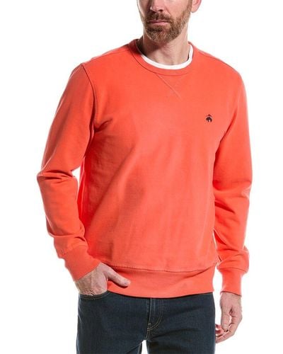 Brooks Brothers Sueded Jersey Sweatshirt - Red