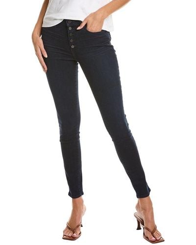 PAIGE Bombshell Moody High-rise Ankle Ultra Skinny Jean - Blue