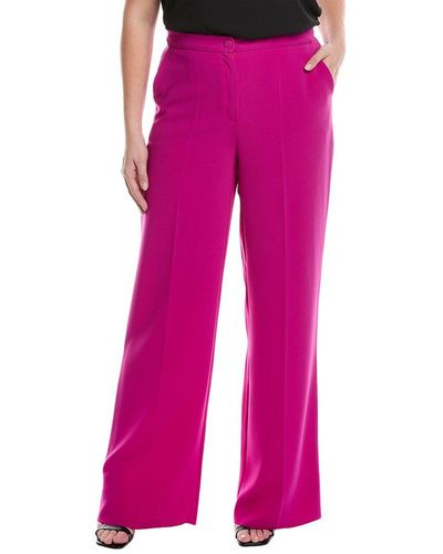 Marina Rinaldi Plus Rete Trouser - Pink