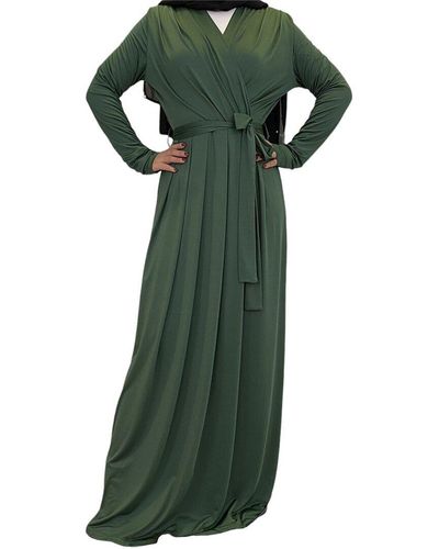 MONICA FASHION Plus Maxi Dress - Green