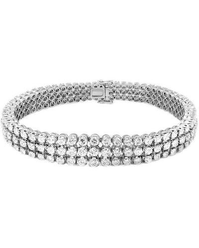 Diana M. Jewels Fine Jewelry 18k 9.00 Ct. Tw. Diamond Bracelet - White