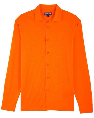 Vilebrequin Woven Shirt - Orange