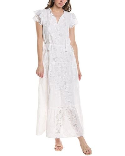 J.McLaughlin Solid Elana Dress - White