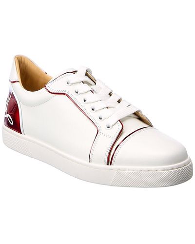 Christian Louboutin Fun Vieira Leather Trainer - White