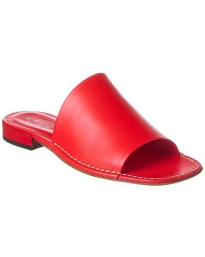 Tod's Leather Sandal - Red