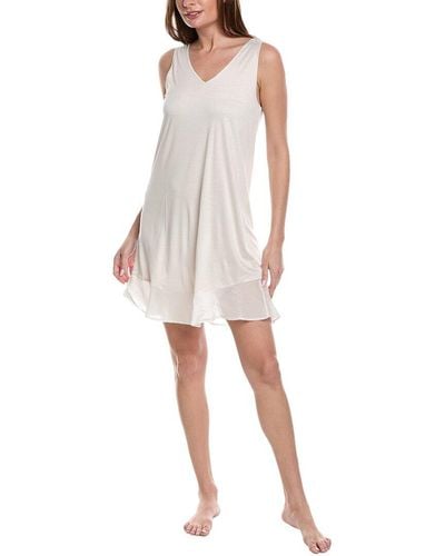 Hanro Faye Tank Silk-blend Nightgown - White