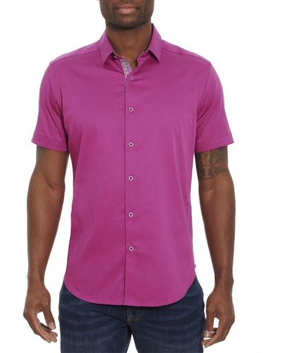Robert Graham Mercari Woven Shirt - Purple