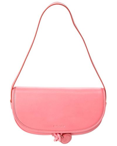 See By Chloé Mara Baguette Leather Shoulder Bag - Pink