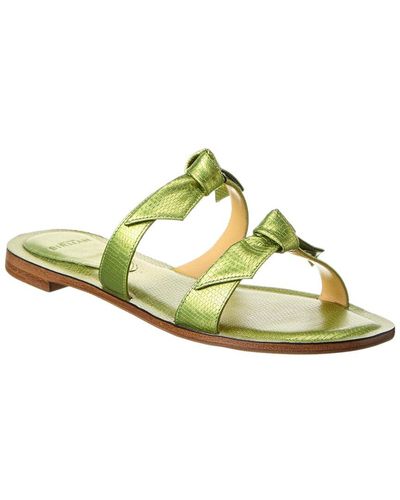 Alexandre Birman Clarita Leather Sandal - Green