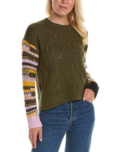 Lisa Todd Knit Wit Pullover - Green