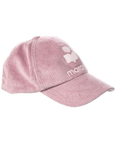 Isabel Marant Tyron Linen-blend Cap - Pink