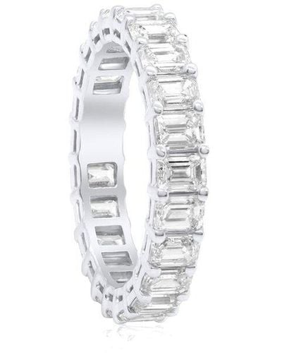 Diana M. Jewels Fine Jewelry 18k 3.75 Ct. Tw. Diamond Eternity Ring - Multicolor