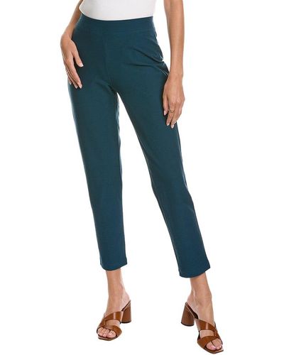 Eileen Fisher Petite Slim Ankle Pant - Blue