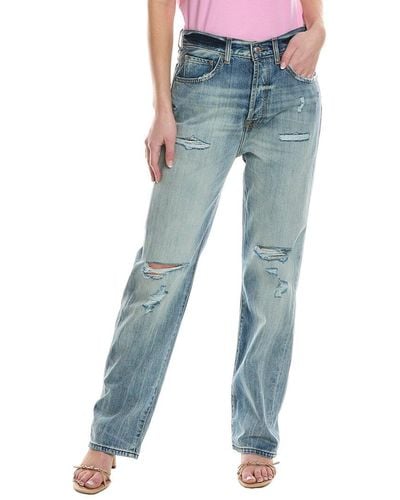 7 For All Mankind Easy Grand Canyon Straight Jean - Blue