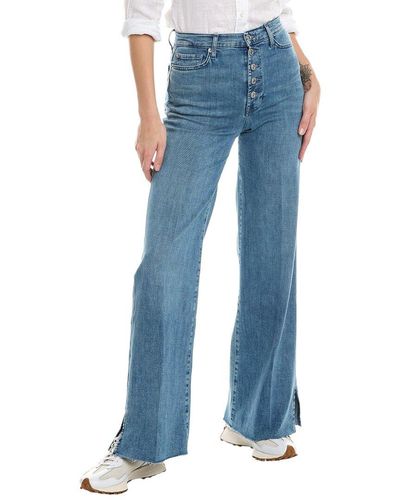 7 For All Mankind Jo Vive Ultra High-rise Jean - Blue