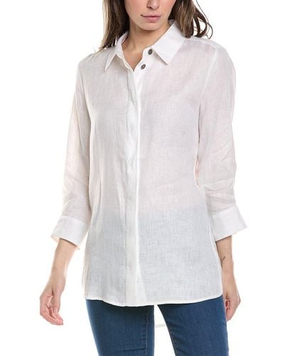 tyler boe Dora Linen Shirt - White