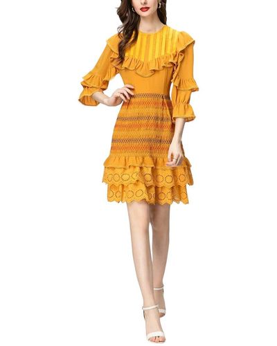 BURRYCO Mini Dress - Yellow