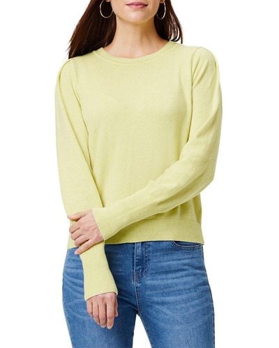 NIC+ZOE Nic+zoe Femme Sleeve Sweater - Yellow