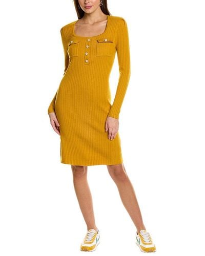 Nanette Lepore Leah Sweaterdress - Yellow