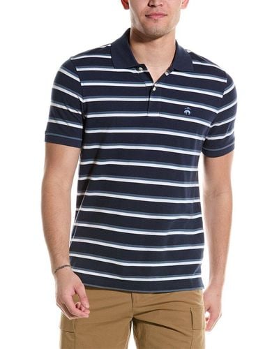 Brooks Brothers Slim Fit Polo Shirt - Blue