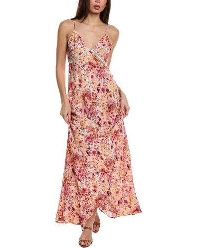 FAVORITE DAUGHTER The Blackberry Maxi Dress - Red