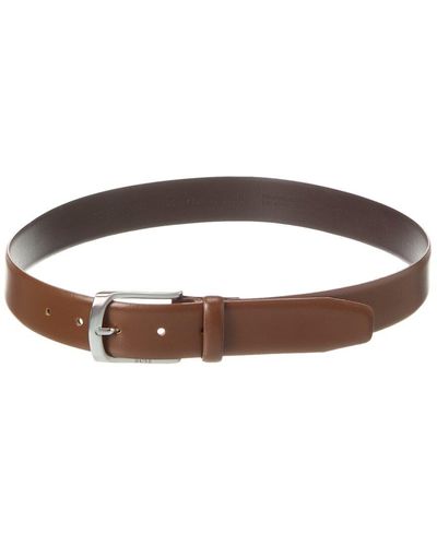BOSS Udo Leather Belt - Brown