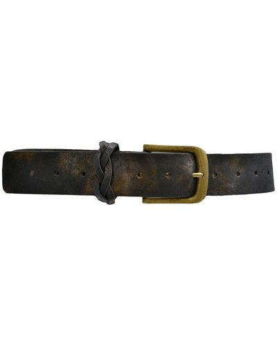 Ada Tough Guy Leather Belt - Black