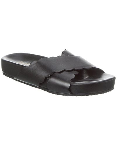 Seychelles Odie Leather Sandal - Black