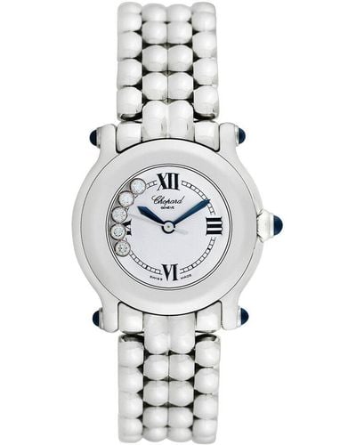 Chopard Happy Sport Diamond Watch, Circa 2000S (Authentic Pre-Owned) - White