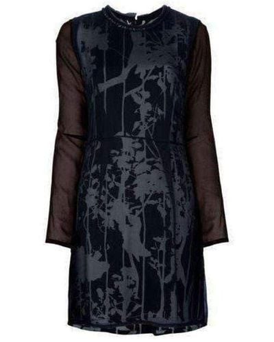 3.1 Phillip Lim Silk Foral Black Dress