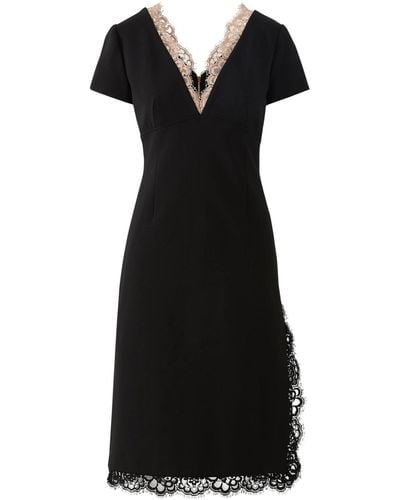 Gucci Lace Midi Dress - Black