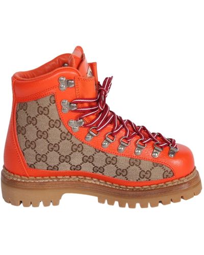 Gucci X North Face Boots - Red